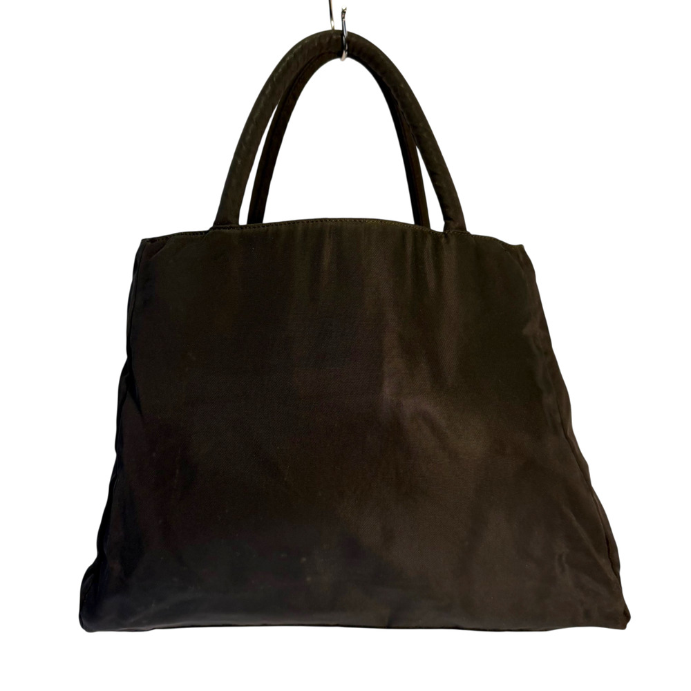 Prada Black Nylon Top Handle Tote Multi-Pocket Zipper Storage Silver Hardware - Picture 2 of 15